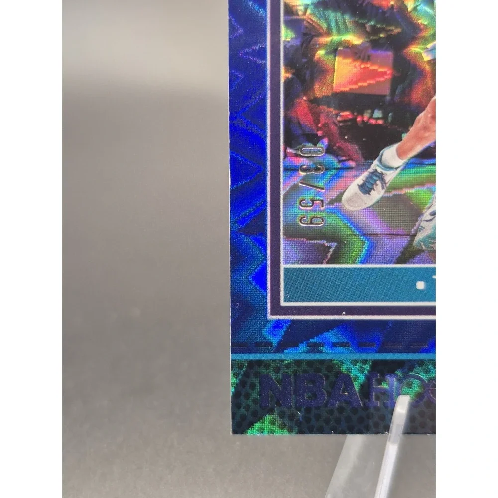 2024 Panini NBA Hoops Tre Mann #171  Premium Blue Explosion /59 Hornets